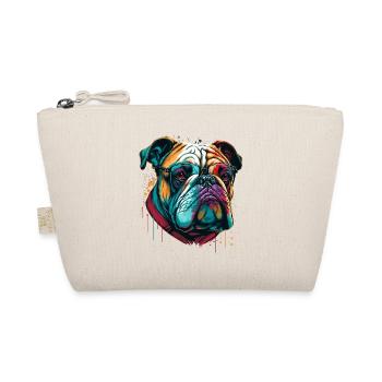 Party Bulldog - Organic Pouch - nature - Front