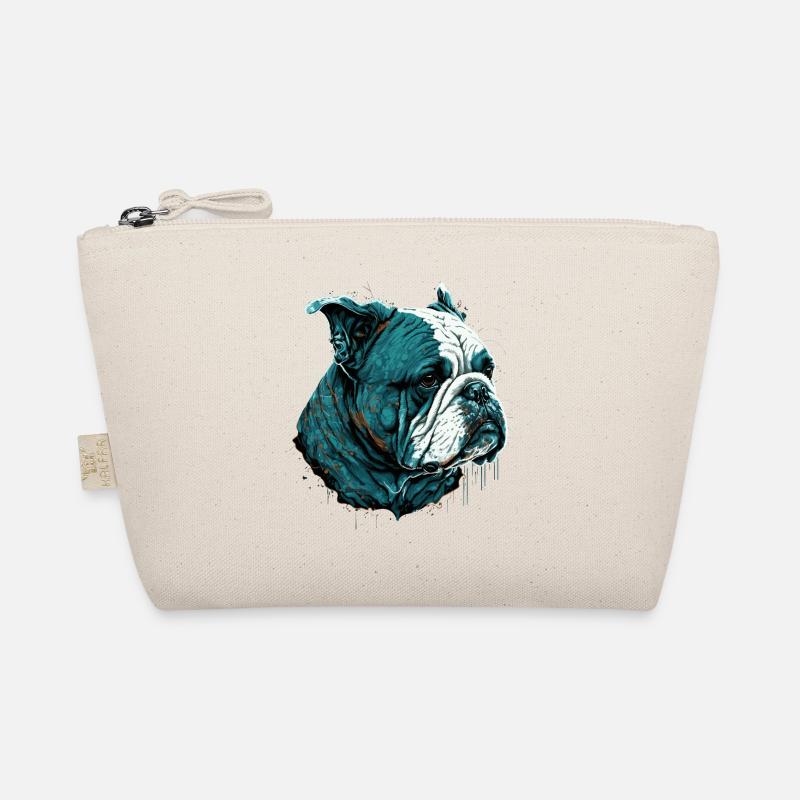 Bored Face Buldog Organic Pouch