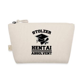 Nerdy Manga Anime Japan Kanji Japanese Statement - Organic Pouch - nature - Front