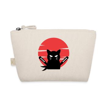 Manga Cat Anime Japan Pop Culture Geek Kanji - Organic Pouch - nature - Front