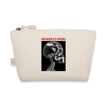 Crâne Memento Mori Noir - Trousse biologique - nature - Devant