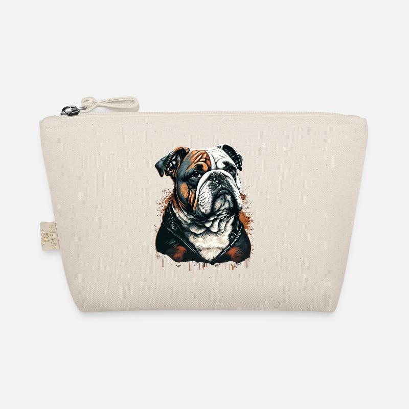 Chubby Face Bulldog Organic Pouch