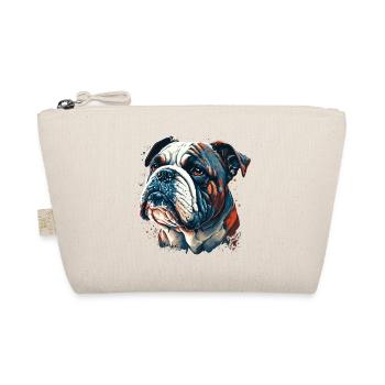 Bulldog Visage triste - Trousse biologique - nature - Devant