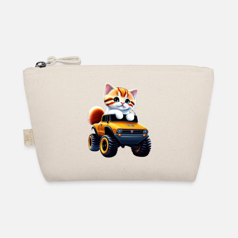 Un chat sur le camion monstre Trousse biologique