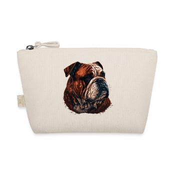 Brown Bulldog - Organic Pouch - nature - Front