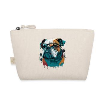 Wise Bulldog Haustier - Bio-Täschchen - Natur - Vorne
