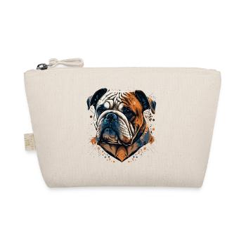 Sad Face Bulldog - Trousse biologique - nature - Devant