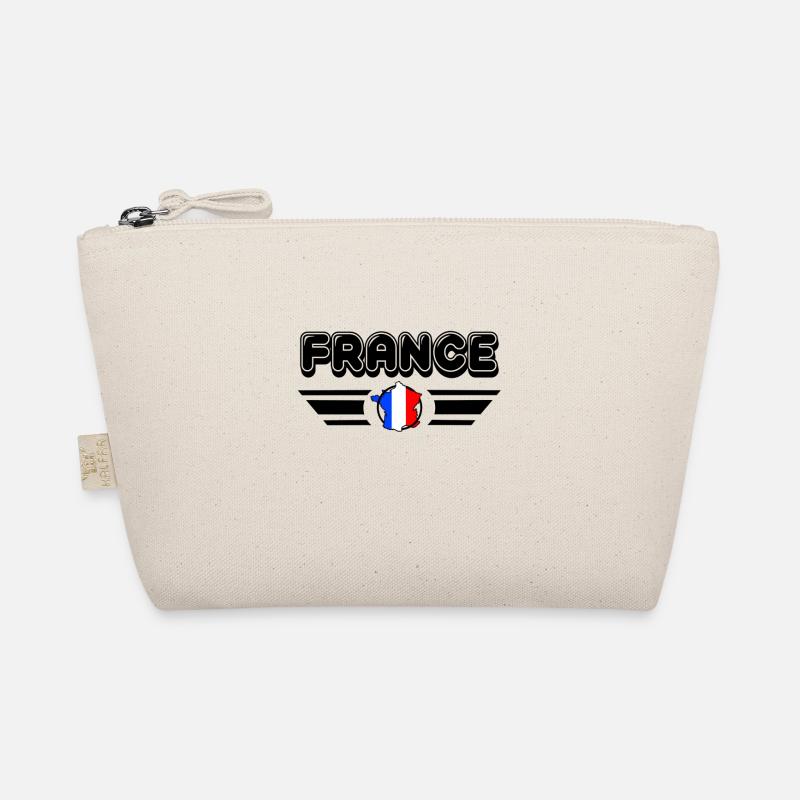 Frankreich Spezial Frankreich / Englisches Geschenk - Bio-Täschchen - Natur