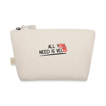 ALL YOU NEED IS VELO ! (noir) - Trousse biologique - nature - Devant