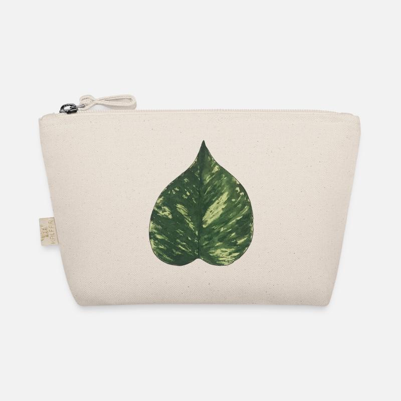 Schismatoglottis leaf plantlover botany nature Organic Pouch