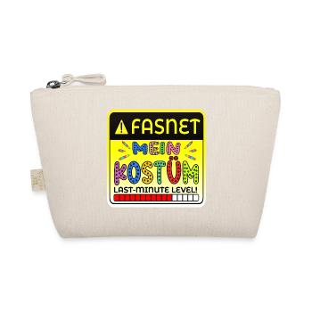 FASNET KOSTÜME - FASTNACHT LAST MINUTE - Bio-Täschchen - Natur - Vorne