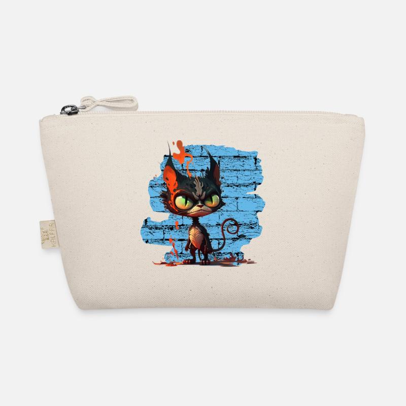 Lustige Katze Bio-Täschchen