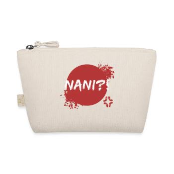 Anime Manga Quote Japanese Pop Culture Geek - Organic Pouch - nature - Front