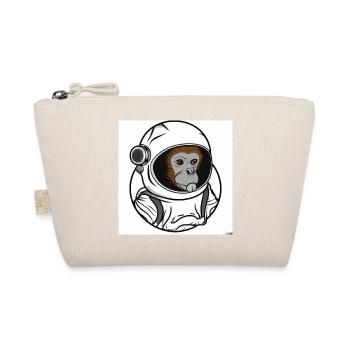 SPACE MONKEY - Organic Pouch - nature - Front