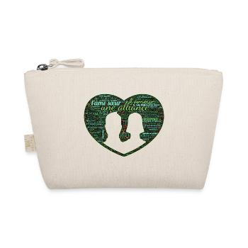 Valentine jour WordArt typography - Trousse biologique - nature - Devant