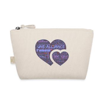 Valentine jour WordArt typography - Trousse biologique - nature - Devant