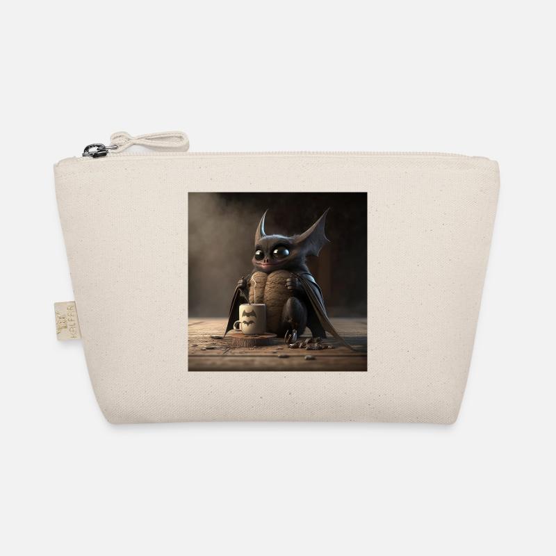 Bat Coffee Caffeine Funny Organic Pouch