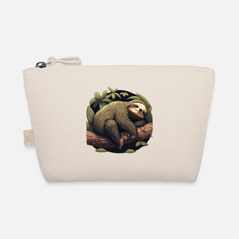Sloth sleep sleeping shirt Organic Pouch