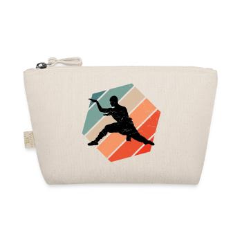Wushu Kung Fu Kungfu Kampfsport Herren Damen - Bio-Täschchen - Natur - Vorne
