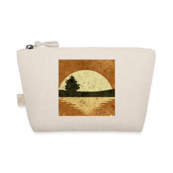Retro sunset on the lake - Organic Pouch - nature - Front