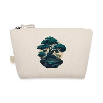 Blue Bonsai Tree - Organic Pouch - nature - Front