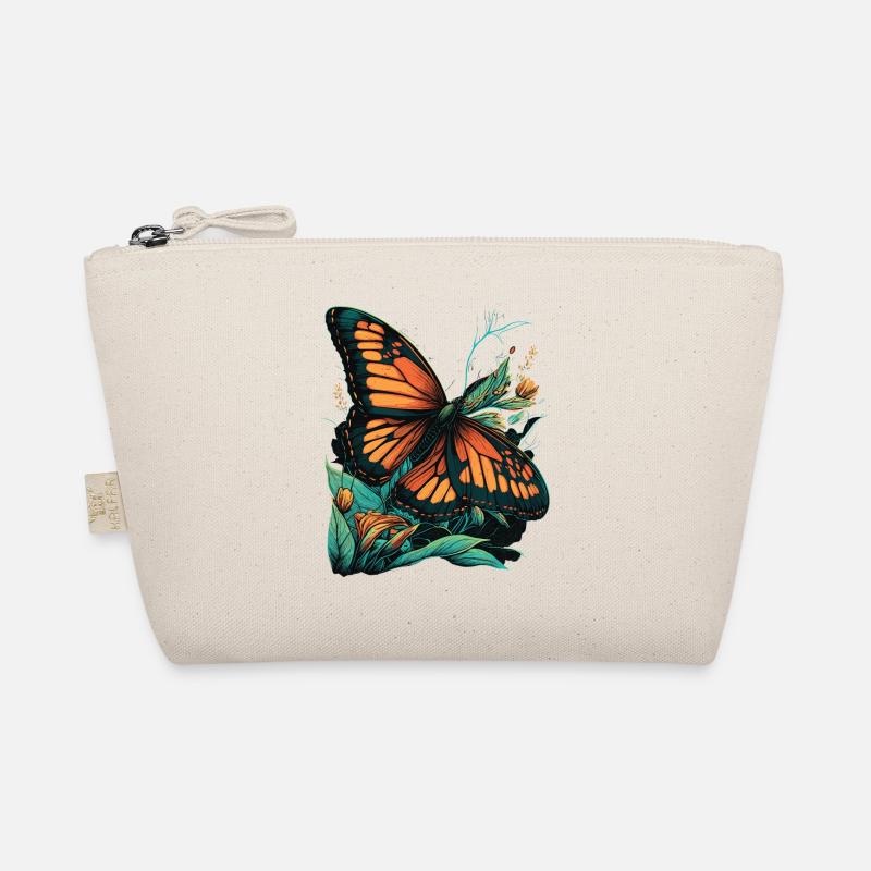 Butterfly Loves Flowers Organic Pouch