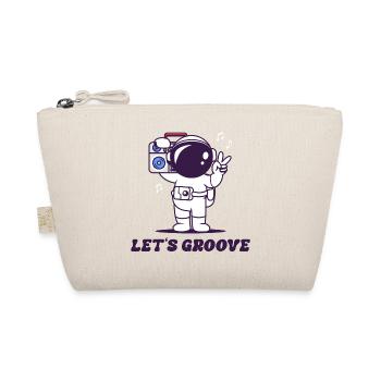 let's Groove Astronaut Musik Geschenk - Bio-Täschchen - Natur - Vorne
