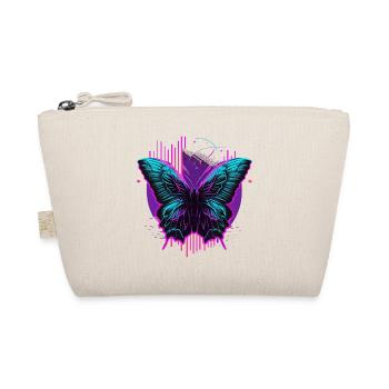 Glow in The Dark Butterfly - Organic Pouch - nature - Front