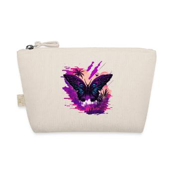 Butterfly Nature Vaporwave - Organic Pouch - nature - Front