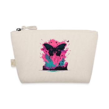 Dying Butterfly Vaporwave - Organic Pouch - nature - Front