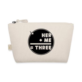 Parent Family Happiness Pregnant Statement Baby - Organic Pouch - nature - Front