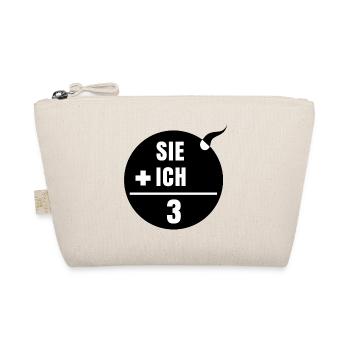 Papa Pregnant Cool Saying Family Happiness Baby - Organic Pouch - nature - Front