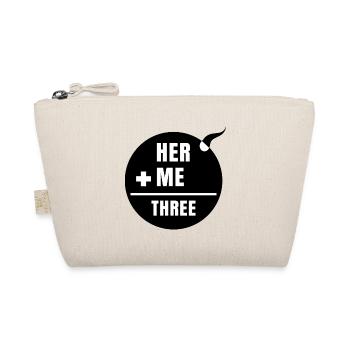 Parenthood Parents Statement Family Pregnant - Organic Pouch - nature - Front