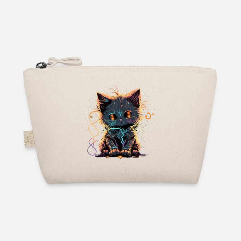 Adorable Sparkling Cat Organic Pouch