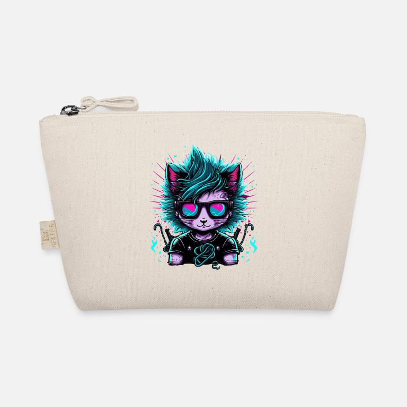 Electrified Emo Cat Organic Pouch