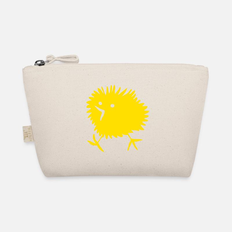 Chick BEEPY Happy Easter Naughty Yellow Comic Cute Organic Pouch