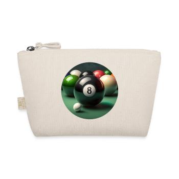 Billiards is an exciting precision game - Organic Pouch - nature - Front