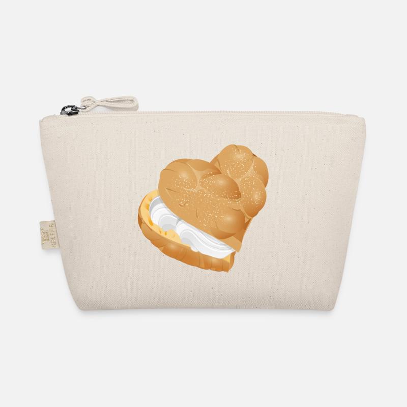 Crème fourrée crème puff coeur Trousse biologique