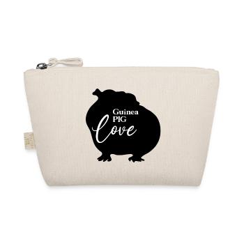 Silhouette de cochon d’Inde amoureuse de Meerschweinchen - Trousse biologique - nature - Devant