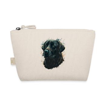 Labrador retriever sur fond de peinture - Trousse biologique - nature - Devant