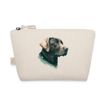 Schöne Seitenansicht Illustration Labrador Retriever - Bio-Täschchen - Natur - Vorne