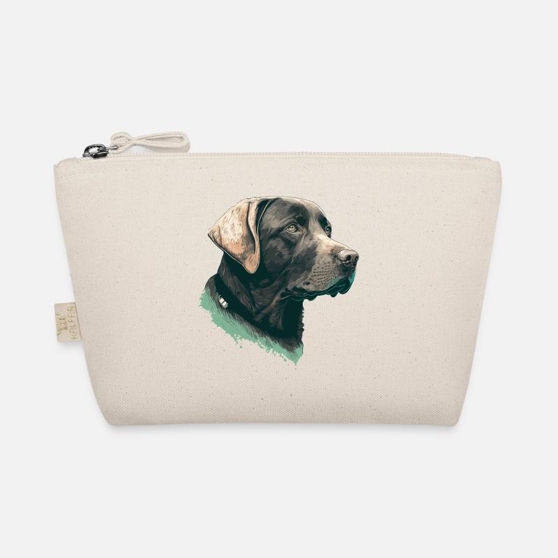 Nice Side View Illustration Labrador Retriever Organic Pouch