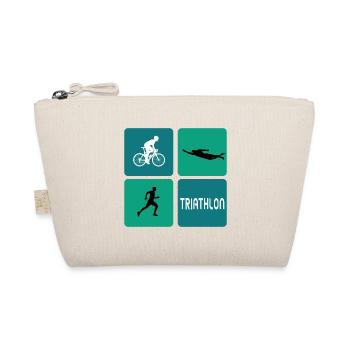 Design sportif pour le triathlon - Trousse biologique - nature - Devant