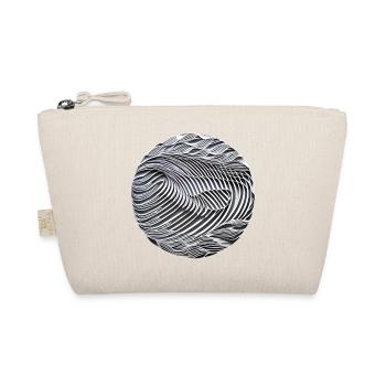 Abstract black and white waves - Organic Pouch - nature - Front