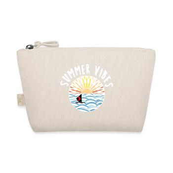 Waves Summer Sail Sun - Organic Pouch - nature - Front