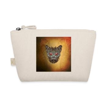 tête de chat décorative - Trousse biologique - nature - Devant