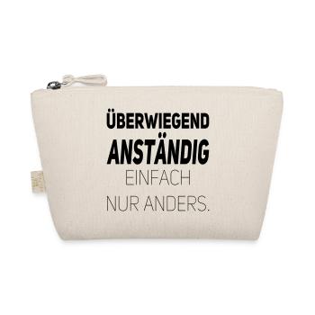 Anständig einfach nur anders - Bio-Täschchen - Natur - Vorne