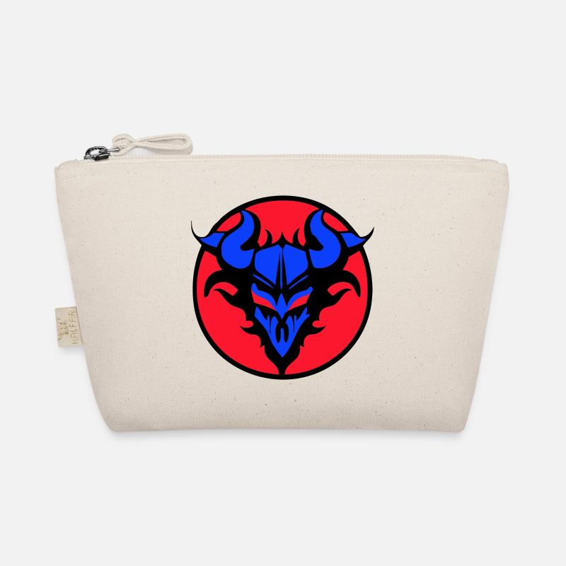 Dämonisch teuflisches Wappen Bio-Täschchen