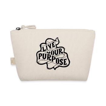 live your purpose - Organic Pouch - nature - Front