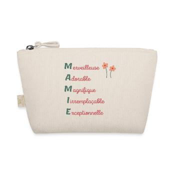 MAMIE, Cadeau fête des grands-mères - Trousse biologique - nature - Devant